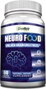 GreeNatr Brain Supplements for Memory and Focus - Ginko Biloba Capsules Brain ATM Supplement with B1, Folic Acid & Food - Memory Supplements for Cognitive & Brain Health 60 Capsules (1 Şişe)