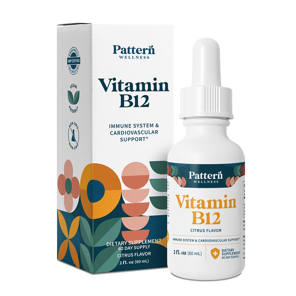 Desen Wellness Vitamin B12 5000 mcg – Sublingual Liquid Drops – Mecobalamin, Supports Energy & Immune Health – Vegan Citrus Flavor – 2 fl. oz (60mL), 3rd Parti Lab Test Edildi
