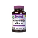 Bluebonnet Multi Mineral Plus Boron Vegetarian Capsules Demirsiz,Beyaz 90 Kont