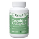 Pattern Wellness Cognitive Kompleksi Tamam - Memory, Focus, mental Clarity ve Brain Health - Lion's Mane, Bacopa, B Vitaminleri - 60 Vejetary Capsules