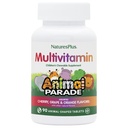 Natures Plus Animal Parade Children's Chewable Multivitamin - 90 Animal-Shaped Tabletler - Doğal Assorted Flavors - Vegetarian, Gluten Free - 45 Hizmet