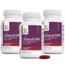 Terry Doğal Klinik OPC Ekstra Güçlü - Cardiovascular Sağlık ve Odak Destek - Grape Tohum Ekleme ile Tamam - Immune Support Supplement - 60 Softgels (Pack of 3)