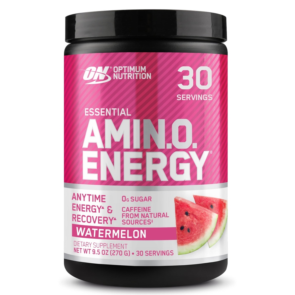 Optimum Beslenme Enerji - Yeşil Çay ile Çalışmak, BCAA, Amino Asits, Keto Friendly, Green Coffee Extract, Energy Toz - Watermelon, 30 Hizmet (Pazar Mayıs Vary)