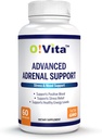 Ashwagandha ile Gelişmiş Adrenal Destek, Panax Clooney, Destekler Adrenal Gland Health 2Month Supply (60 Non-GMO Capsules)