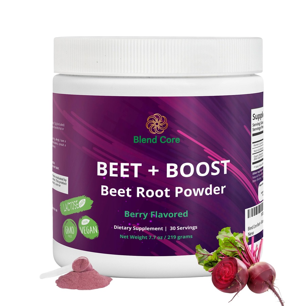Arıt + Organik Arıt Kök Tozu - Berry Acai, Stevia, C, Micro Malzemeler Beet Juice, Pre Workout for Athletics, Vegan, Non-GMOMO