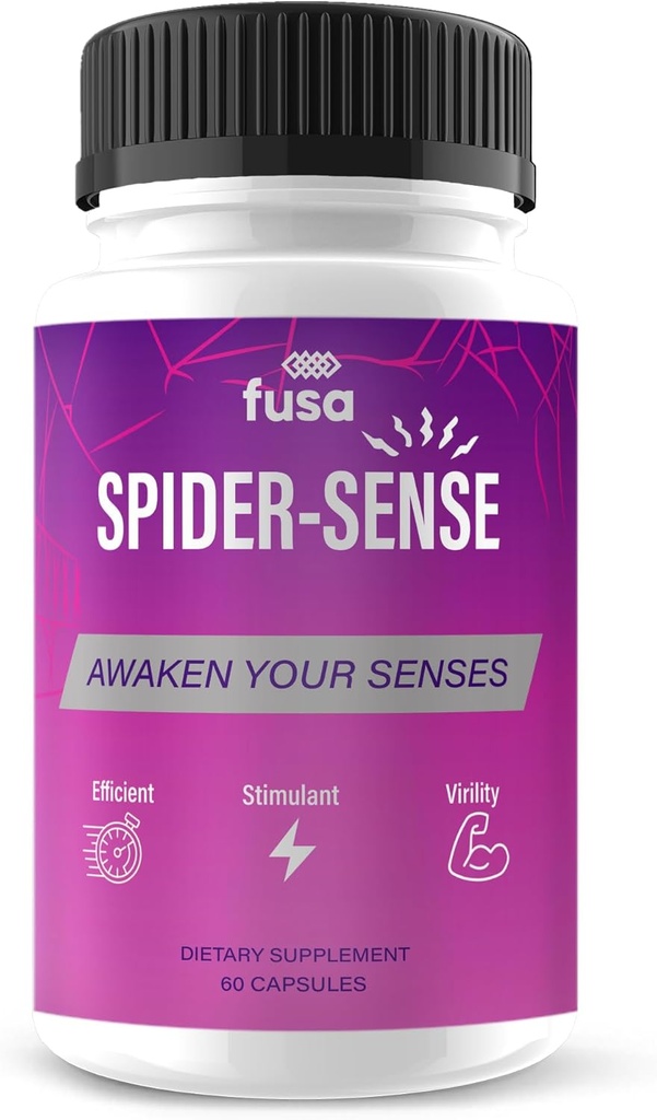 Örümcek Sense Pills Spider-Sense Max Supplement, SpiderSense maksimum Güçlü Gelişmiş Destek Genel Sağlık & Wellness için Çokvitamin Formülü, Spider Senses Max Supplement Pills (60 Capsules)