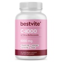 BESTVITE Vitamin C 1000 mg (120 Vejetaryen Capsules) Citrus Bioflavinoids - No Stearates - Vegan - Non GMO - Gluten Free