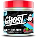 GHOST Hydration, Kiwi Strawberry, 40 Serv, Electrolyte Toz - Magnezyum ile Mix Supplement, Pyum, Kalsiyum, C & Taurin for Energy & Endurance - Vegan, Soy, Sugar & Gluten