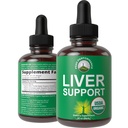 USDA Organik Liver Cleanse Detox & Tamir. 6in-1 Sıvı Ölçeği Organik Süt Butle, Artikokeksiyonu ve daha fazlası. Zero Sugar, Liver Health Support Tincture Supplement Alternative to Capsules