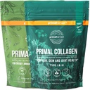 Primal Harvest Super Greens & Collagen Powder Supplements for Women and Men Superfood Greens Powder and Collagen Peptides Powder for Hair, Skin, and Nails Bundle