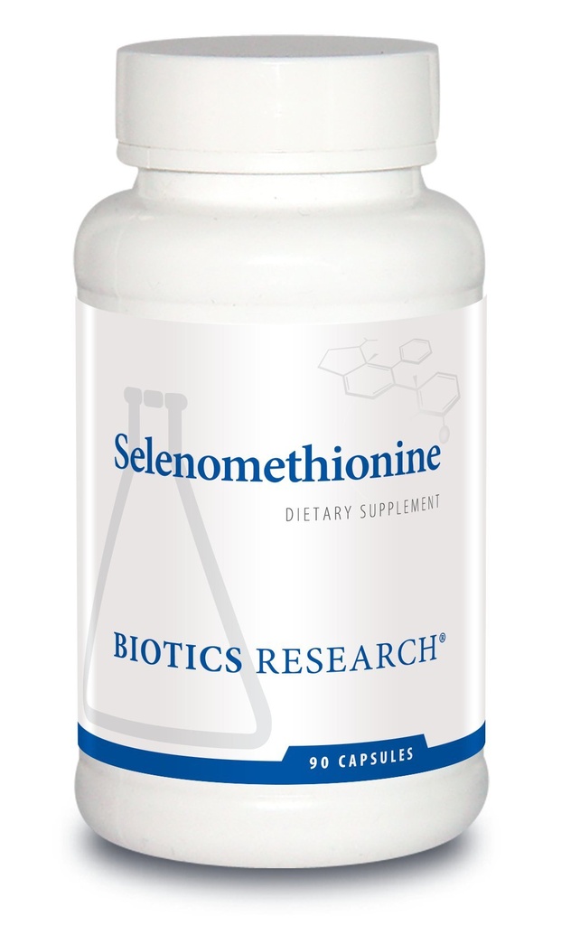 Biotics Araştırma Selenomethionine – Yüksek Potency Selenium, Tiroid Gland Fonksiyonlar, DNA Üretimi, Bilişsel Sağlık, Potent Antioksi. 90 Capsules