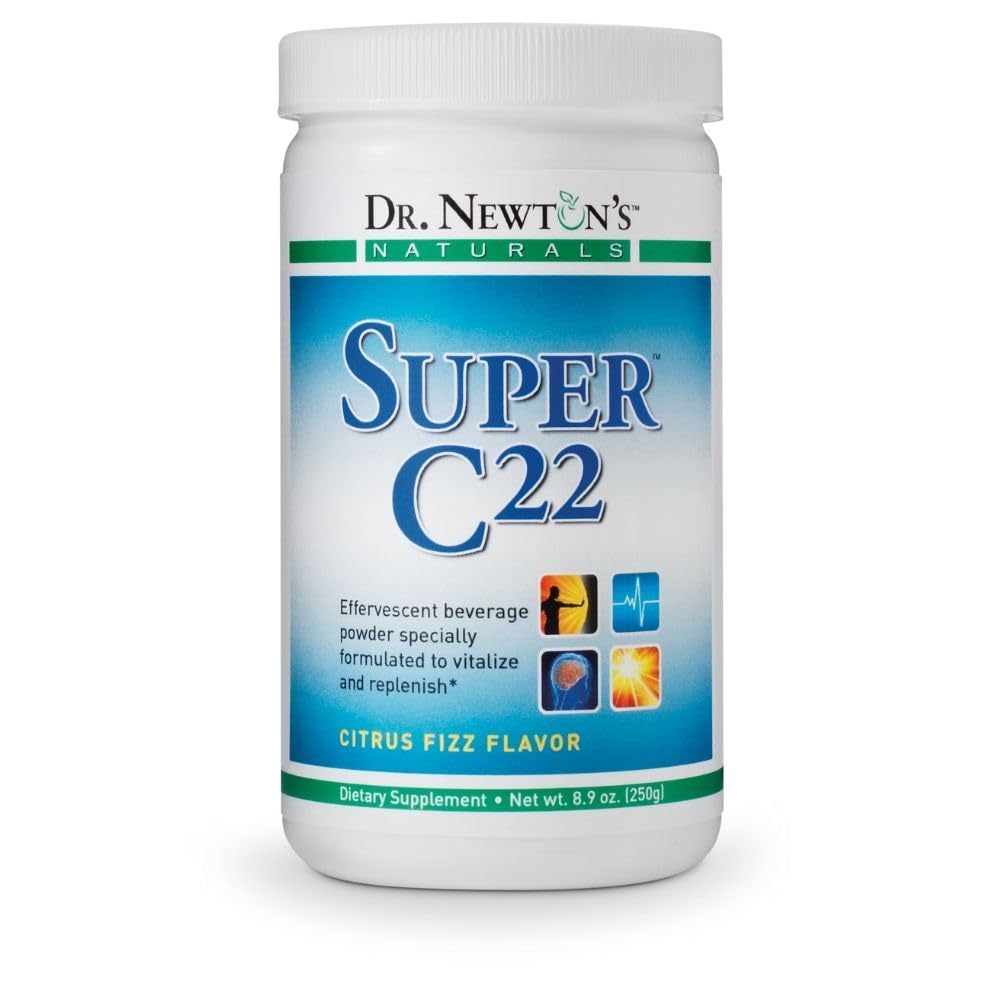 Dr. Newton'un Doğalları Super C22 Effervescent Vitamin C Fizzy Tozlu İçecekler C vitamininin 22 Doğal Kaynakları ile Mix - 1500 mg -8.9 Ounce Can