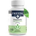 Freedavite Tiny Tablet - Erkekler ve Kadınlar için Çokvitamin - Saf Vitamin A, C, D, E, B1, B2, B6, B12, Biotin, Macau, Iron, Magnezyum, Manganese, Copper, Selenium, Iodine - 250