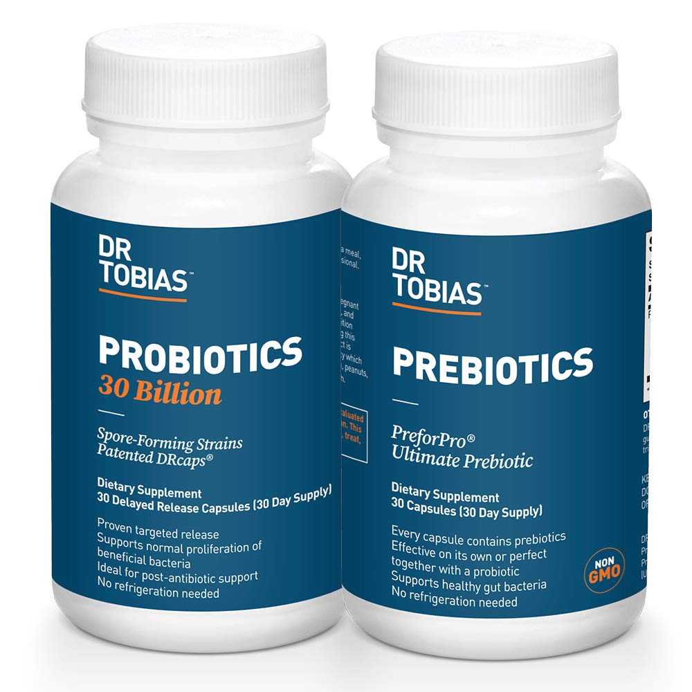 Dr. Tobias Probiyotiks 30 Milyar & Prebiyotiks Digestion & Gut Health