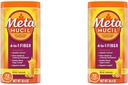 Metamucil Fiber, 4-in-1 Psyllium Fiber Supplement Toz Real Sugar, Orange Smooth Flavored Drink, 72 Hizmetler (Pazar Mayıs Vary), Coarse Texture, 1.9 Pound (Pack of 2)