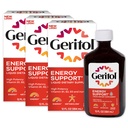 Geritol Sıvı Vitamin ve Demir Supplement, Enerji Desteği, Yüksek Potency B-Vitamins ve Iron, Keyting, Easy to Swallow, No Yapay Sweeteners, Non-GMO, 12 Oz, 3 Pack
