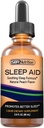 Doğal Uyku Yardımı 5 mg Melatonin | Suntheanine, Chamomile, GABA, Wellness Formula | Soothing Extra Strength Sublingual Supplement Supports Uyku, Uykusuzluk, Jet Lag | 2 fl oz