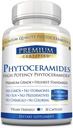 Phytoceramids 100 Buğdaydan 350 mg -Vitamin A, C, E ve D3 - Ters Aging Skin, Replenish Moisture & Tamir Skin - 100% Pure Natural - 30 Capsules - Vegan Dostu Dostu Dostu