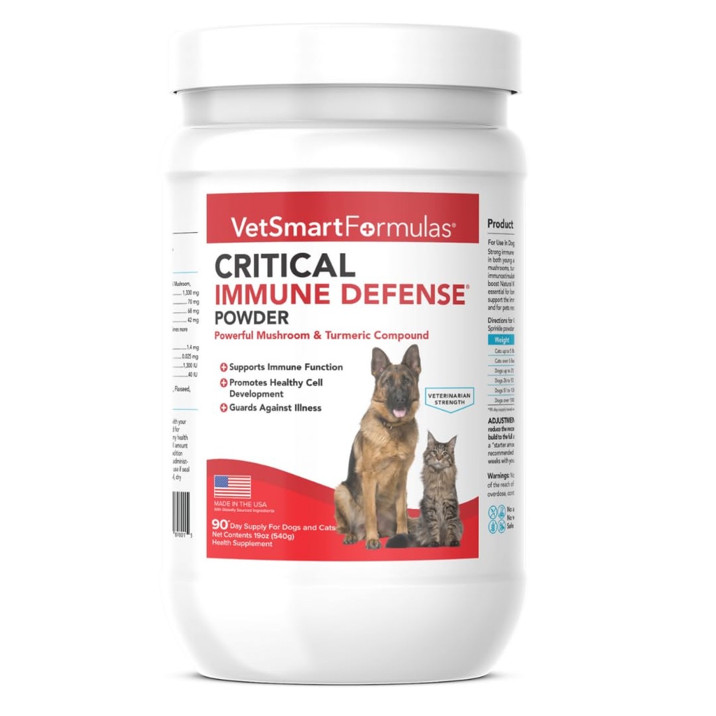 Köpekler ve Kediler için kritik Immune Savunması; Normal Hücre Büyümesini Destekler - Türkiye Tail, Reishi, Shiitake ve Maitake Mushroom Formula ile Patentli Beyaz Turmeric Root Extract (Large / 90 Day Avg. Supply)