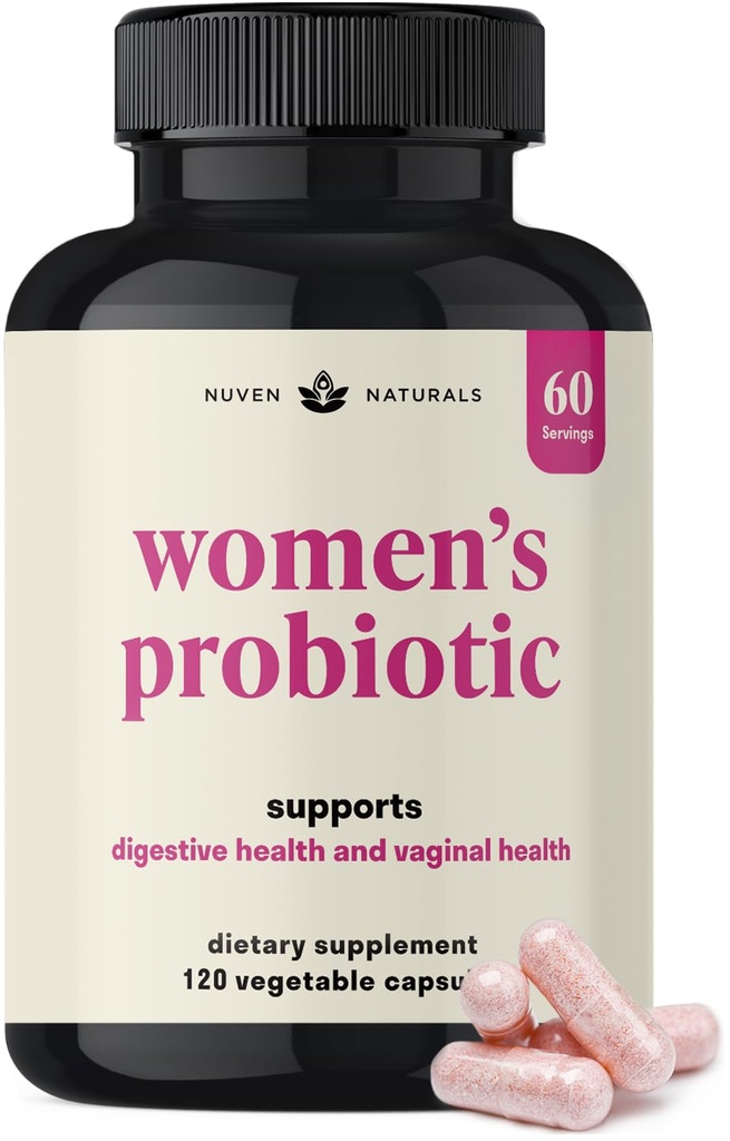 3-in-1 Kadın Probiyotik - 60 Hizmet - 12 Benzersiz Strains, Prebiyotikler, D-Mannose, And Cranberry for Digestive Health, Vaginal Health & Immune Support - Prebiyotiks and Probiyotiks for Women | pH Balance