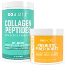 GOBIOTIX Fiber & Collagen Sche: Saç, Skin, Gut Support - 30 Serviss Collagen, 35 Hizmet Fiber Fiber & Collagen Sche: Saç, Skin, Gut Support - 30 Serviss Collagen, 35 Servisler Fiber