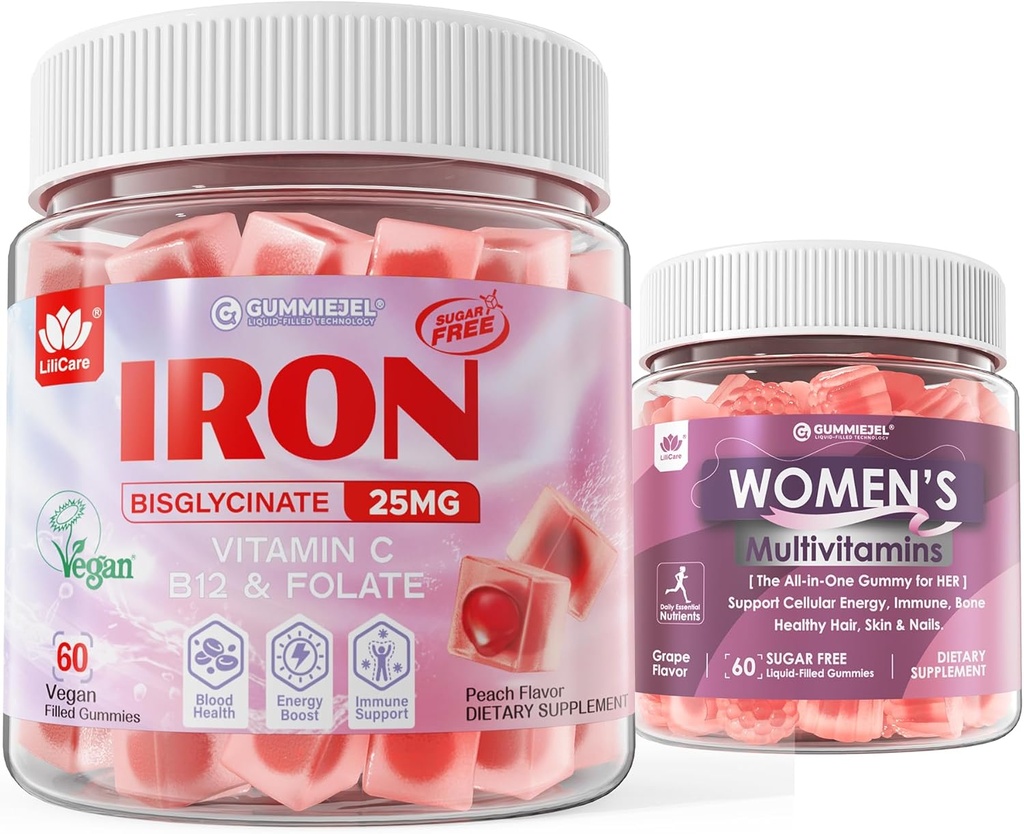 Grafik - Vegan Iron + Kadınlar Çokvitaminler