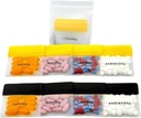 AM/PM Pill Pouch Bag for Travel 7Day, Reusable Pill Bag with Days of The Week Etiketler, Büyük Vitaminler ve Supplements, Pills, Multi-Purpose Medicine Organizer (With Pill)