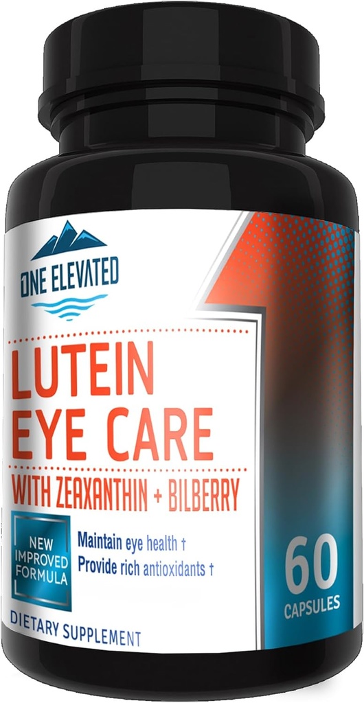Yeni bir şekilde Super Strength Eye Care Formula - En Yüksek İlaç Grade Lutein, Zeaxanthin, Bilberry - En Büyük Biyoavaklanabilirlik - Zengin Antisoksi - Mükemmel Sonuçlar için sinerjik