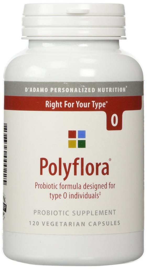 D'Adamo Kişiselleştirilmiş Beslenme Polyflora O, 120 Kont