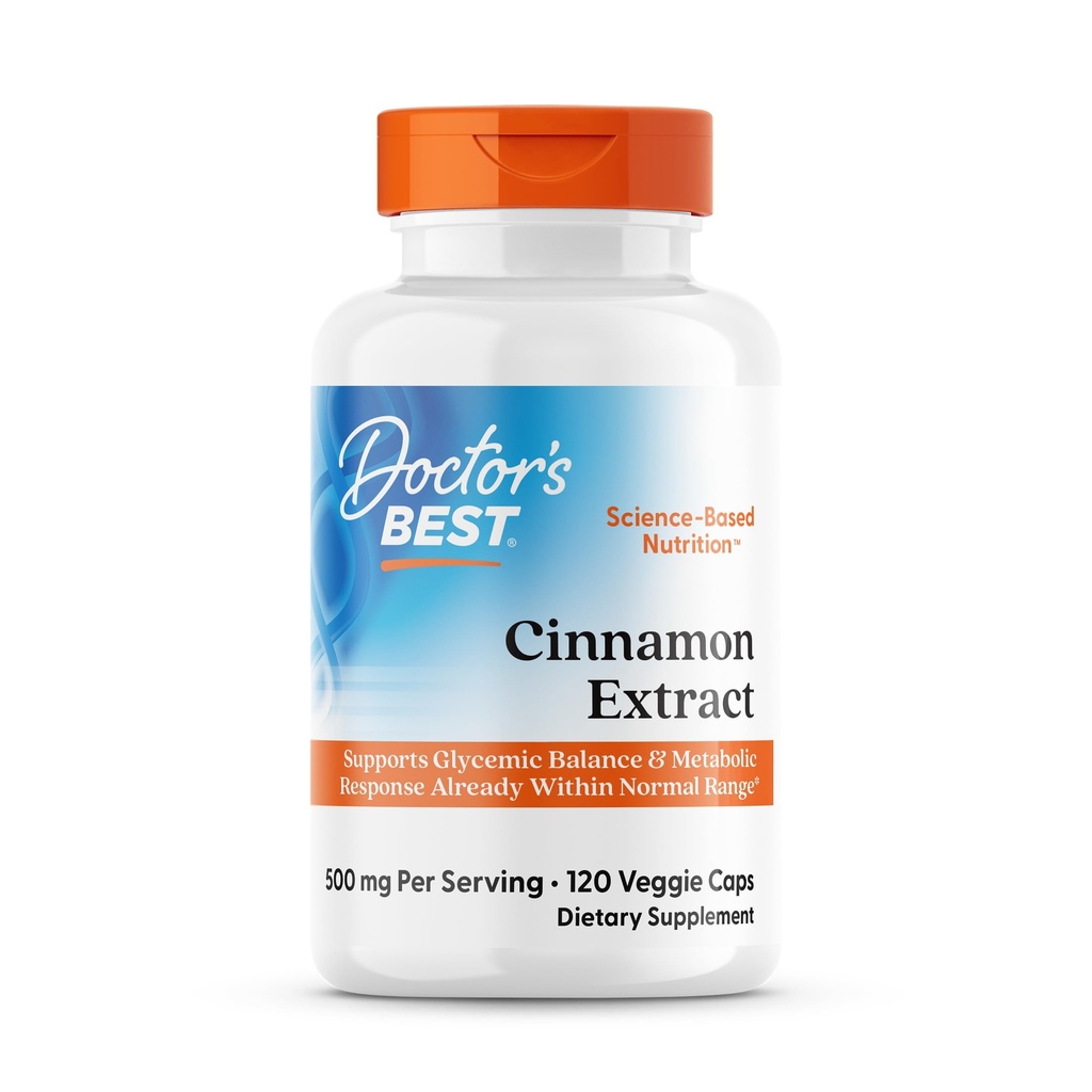 Doktor'un CinSulin ile En İyi Cinnamon Türlemesi, Destekler Glycemic Balance & Metabolic Response Zaten Normal Ortada, Non-GMO, Gluten Free, Soy Free, Vegan 120 Veggie Caps