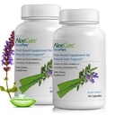 AloeCure VeraFlex Natural Joint Health Supplement with USDA Organic Aloe Vera - Plant-Based Capsules to Support Joint Comfort, Mobility and Flexability - 60 Capsules x 2 Btlss