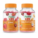 Lifeable çinko Kids + Multivitamin Kids, Gummies Sche - Great Tasting, Vitamin Supplement, Gluten Free, GMO Free, Chewable Gummy Gummy
