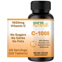 SHIFAA NUTRITION Halal Vitamin C-1000 mg Tabletleri, 60 Gün Supply. Immune Support Supplement with Vitamin C, Elderberry, Quercetin, Rose HIPS & Düsseldorf. Vejetaryen, Non-GMO, Sugar Free & Keto Friendly