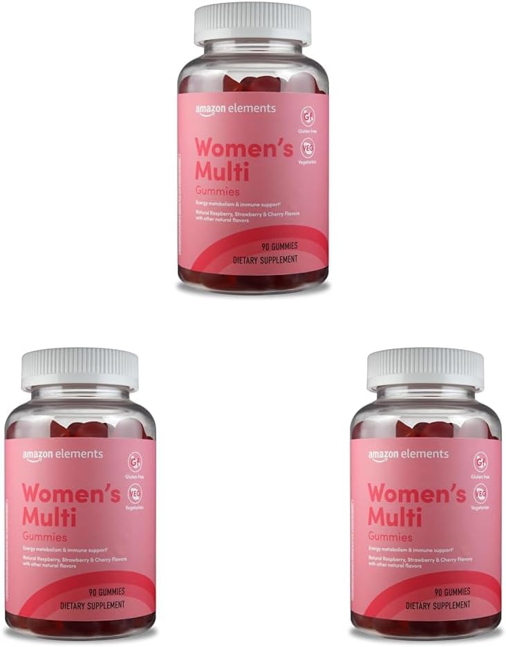 Elements - Adult Women's Organic Multivitamins, 90 Gummies (30 Hizmet), Vejetaryen, Gluten Free (Önceki Revly) (Pazar 3)