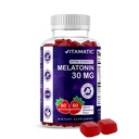 Vitamatic Sugar Free Melatonin 30mg per Gummy - 60 Hizmet - 60 Vejetaryen Gummies - Non-Habit Form Supplement (60 Kont (en 1))
