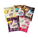 FlavCity All in One Protein Shake Toz Paketleri - Go Meal Alternative + 25g protein & 10g Collagen, Organik Reishi & Cordyceps Mushrooms - No Ek Olmayan Şekerler, Çeşitli 10 Paket