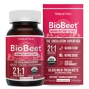 BioBeet® Max Strength Beet Root Capsules - 21:1 Mekanik, Her bir hizmet 28350 mg Organik Arıtroot - Abhidrasyon BioPerine® Black Pepper Extract (60 Capsules) ile gelişmiştir.