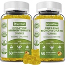 Tinatine Monohidrat Gummies, Men & Women, Chewable Focus ve Endurance, 5gtine for Service, Sugar-Free, 120 Countine