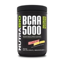 NutraBio BCAA 5000 Toz - Vegan BCAA'lar - Destekler Lean Kas Büyüme, Kurtarma, Endurance - 60 Hizmet - Strawberry Lemon Bomb