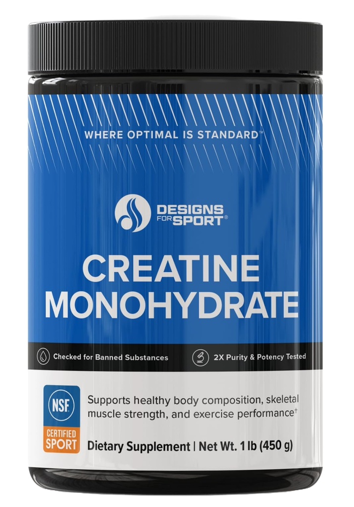 Sport Micronized Kretine Monohidrat Unflavored Toz - NSF Spor için sertifikalı, 90 Hizmet, Destek Kas Kurtarma, Beyin Sağlığı, Pre ve Post Workout Strength
