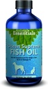 Animal Essentials Ocean Supreme Fish Oil for Dogs & Cats - Omega 3, Skin and Coat Health, Fish Oil Liquid Supplement, Human Grade Herbs - 8 Oz Oz
