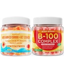 NEVISS Vitamin D3 K2 Gummies + Vitamin B100 Kompleks