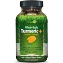Irwin Naturals Whole-Body Turmeric+ - 60 Liquid Softgels - BioPerine Kompleksi Aborpsiyon - 30 Toplam Hizmetler