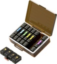 Haftalık Pill Organizer 4 Times bir gün, Büyük Karşılaştırmalar Pill Box 4X 7 Gün, Tıp Piller /Vitamins/Fish Oils/Medication /Supplements (Brown)