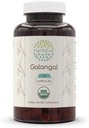 HerbEra Galangal 120 Capsules, 500 mg, USDA Organik Galangal (Alpinia Galangal) kuru Kök (120 Capsules)