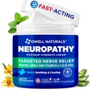 OWELL NATURALS Neuropati Krem Ekstra Güçlü Nerve Relief Cream For Foot, Hands, Legs, Toes with Arnica, Vitamin B6, Aloe Vera, MSM - Made in USA