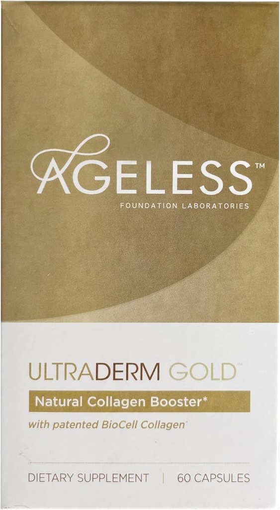 Yaşsız UltraDERM Altın - BioCell Collagen ATM ile Doğal Kolajn - 60 Kont