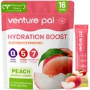 Venture Pal Sugar Free Electrolyte Toz Paketleri - Sıvı Günlük IV Hydration Packets | Elektrolytes 5 Vitamin ve 7 Electrolytes | Hua Friendly | Non-GMO | sertifikalı Vegan | 16 Sticks
